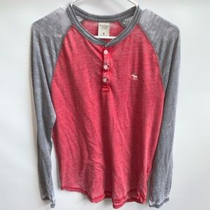 Abercrombie crew neck long sleeve